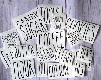 Rae Dunn| Rae Dunn Decal| Personalized Decal| Rae Dunn Inspired| Rae Dunn Sticker| Custom Decal|Farmhouse Decals| You Design| Mug Decal| DIY