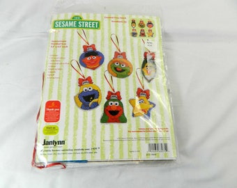 Sesame Street Jaylynn Counted Cross Stitch Ornament Kit NIP