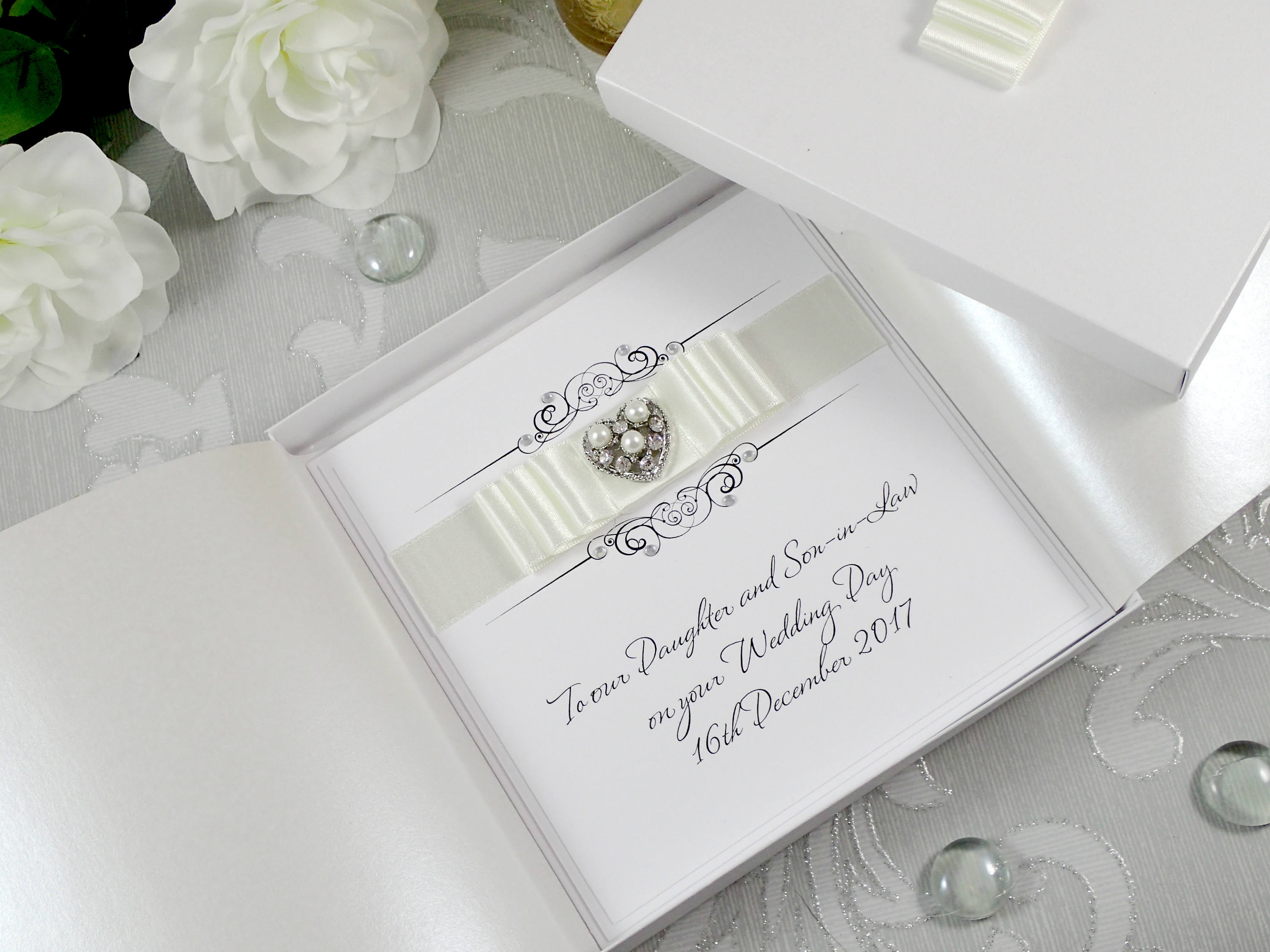 Daughter and Son In Law Wedding Card Luxury Wedding Card