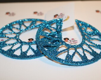 LARGE Sparkling turquoise blue