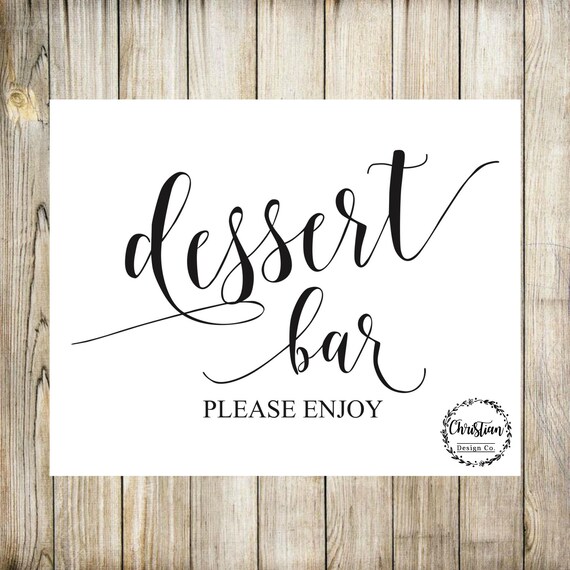 Free Printable Dessert Table Signs Printable Word Searches