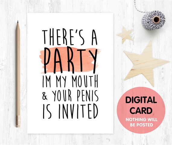 printable birthday card, rude birthday card, naughty birthday card, sexy birthday card, boyfriend birthday card, husband birthday card