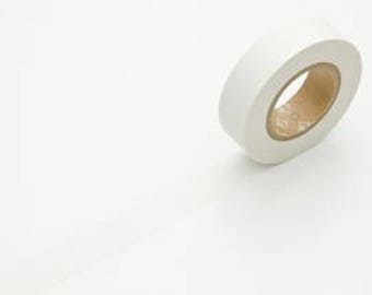 White Washi Tape Solid White Japanese