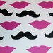 Mustache and Lips Die Cut, Mustaches Cut Outs (3012M)
