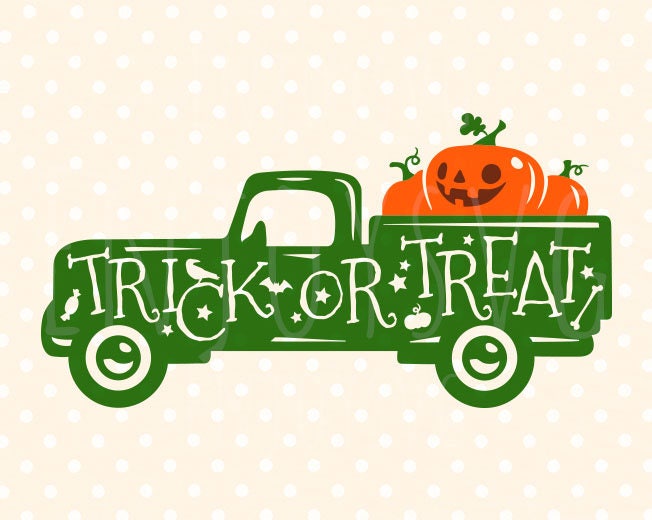 Download Trick or Treat SVG Halloween Truck svg Trick or Treat SVG