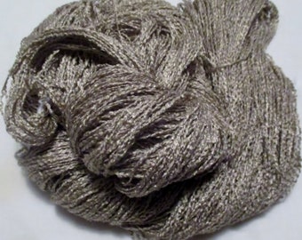 Handpainted Yarn-Soft Rayon Boucle Sport Wt. - 360 yds - TAUPE