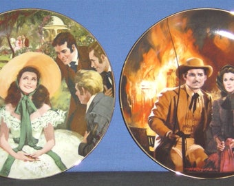 Complete Set of 12 'Gone with the Wind' Collector Plates - NEW (SS)
