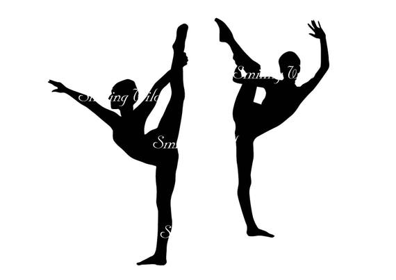 Download acro dance svg silhouette clipart printable dancing woman ...