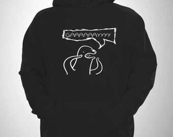 Gaaaaaaaaay! Gay Seal Funny Hooded Sweatshirt Meme Hoody