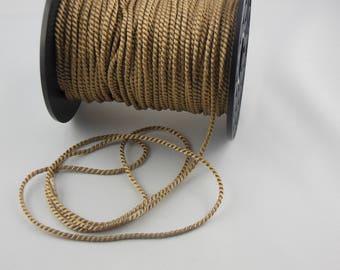 Soutache beige twisted cord