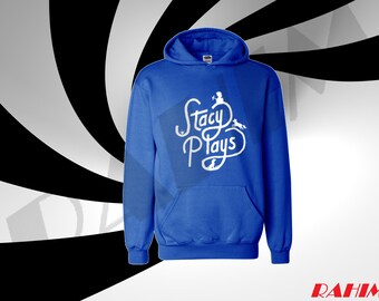 Stacy plays youtuber Logo, gamer, youtuber, gamer ,Kid's Hoodie