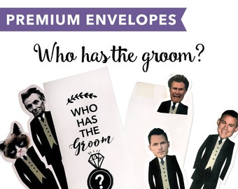 Premium Envelopes – Who has the groom?