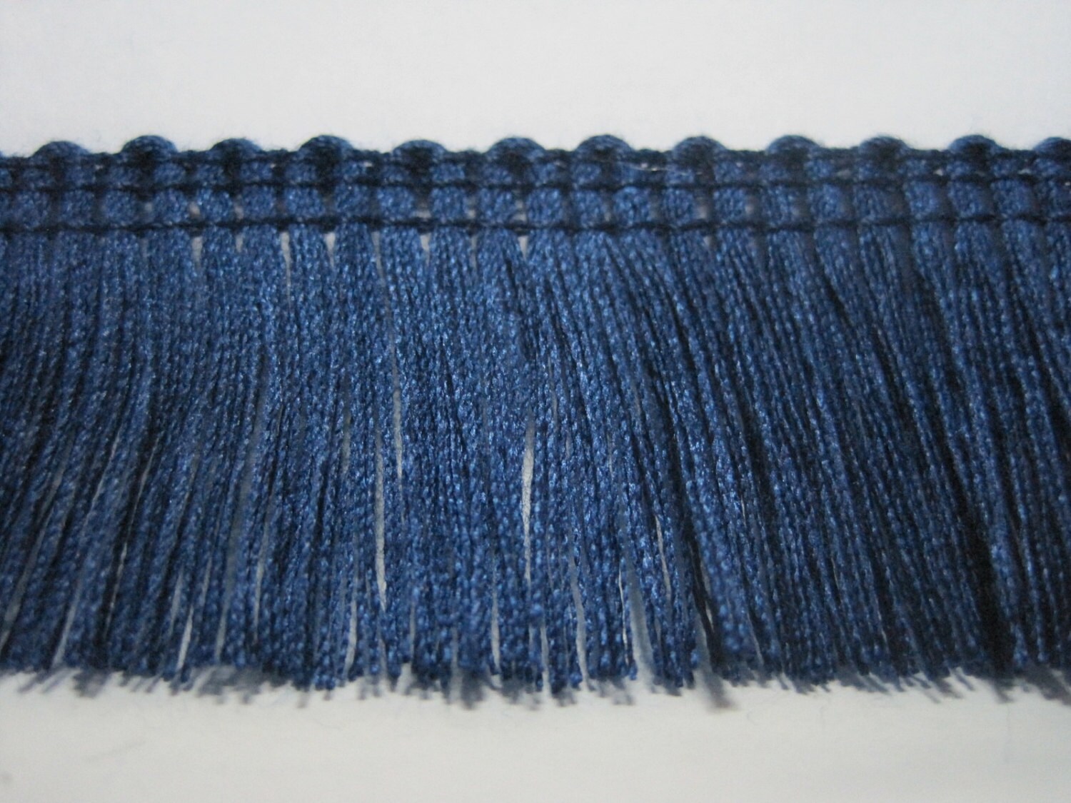 5 Yards Navy Blue Cotton Tassel Trim Blue Trim Blue tassel