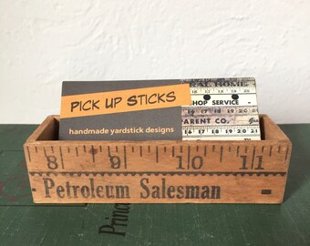Yardstick Business Card Holder