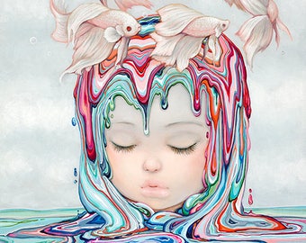 Bettas on My Mind- Signed 11x14 Lasal Print
