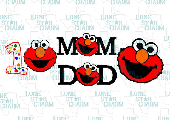 Download Elmo 1st Birthday SVG Set