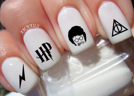 harry potter nail art decals