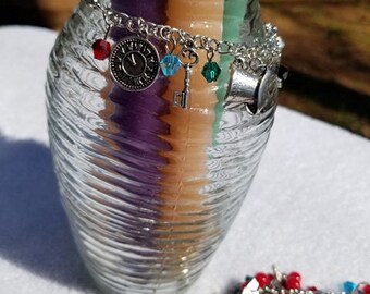 Alice in Wonderland Charm Bracelet