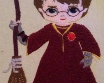 wizard, machine embroidery design, 9 formats, dst, exp, sew, xxx, vip, vp3, jef, pes, hus, hoop size 5x7