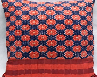 Vintage Hmong and Obi Pillow