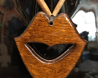 Melanin Lips Necklace