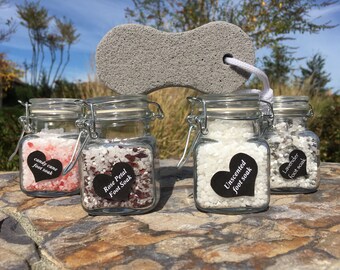 Graduation Day Spa Gift Set, Dead Sea salt Foot soak set with Pumice ---> Christmas, Valentines Day Easter, Mother's Day, Thank you