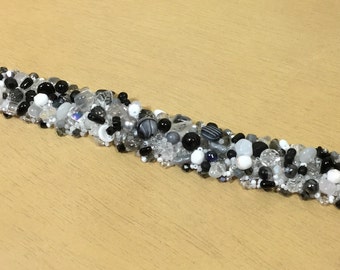 Secret Message Freeform Beaded Bracelet