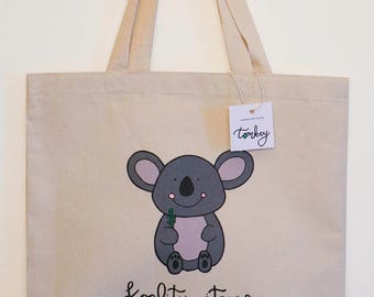 Koala Tote Bag | Cute Tote Bag | Funny Tote Bags | Koala Bag