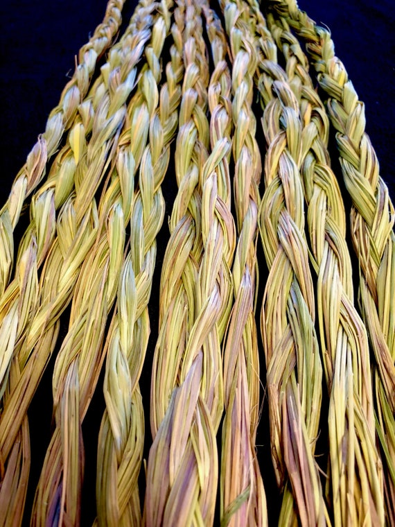 Sweetgrass Braid Native American Smudging Ceremonial