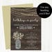 Printable Birthday Invitation Template for Women / Woman