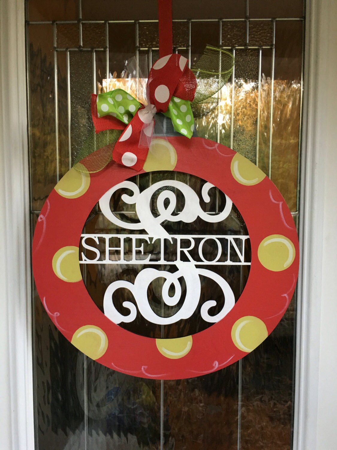 Ornament door hanger christmas door hanger ornament decor