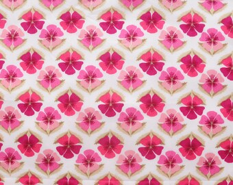 Liberty Tana Lawn fabric Miranda- Fat Eighth- 9'' x 26''-Purple