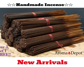 Incense Sticks 85-100 Bulk Pack Freshly hand dipped in premium quality fragrance oil Choose Your Scent (FREE SHIPPING) Buy 3, Get 1 FREE!!