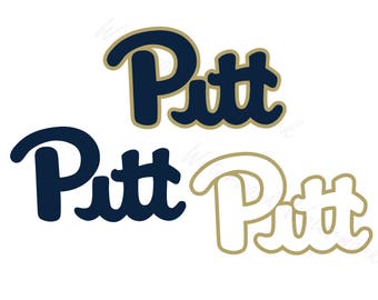 Pittsburgh SVG and Studio 3 Cut File Stencil Decal Files Logo for Silhouette Cricut Football SVGS Cutouts Decals Logos Panthers