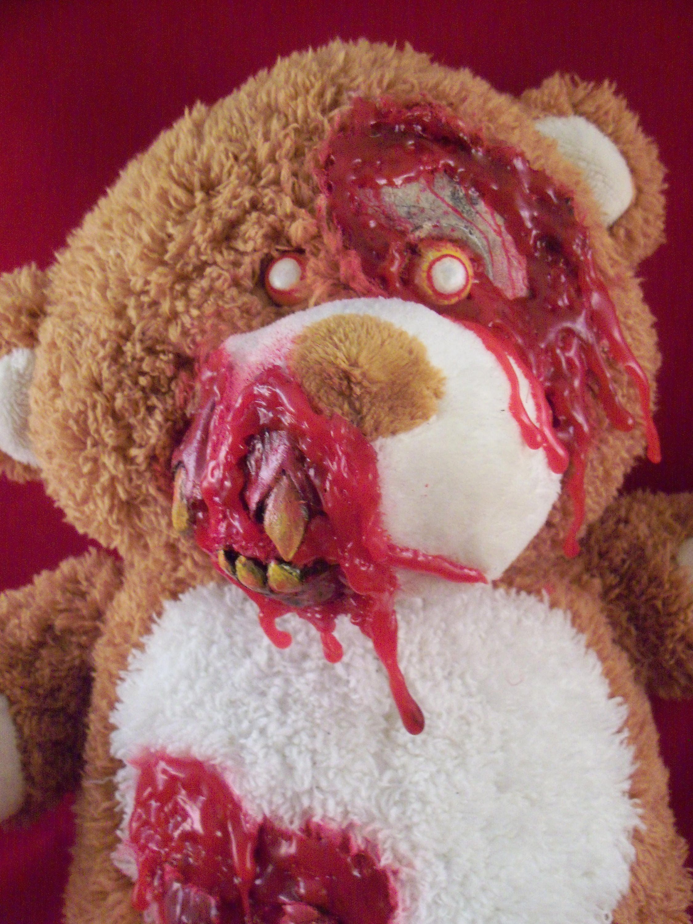 creepy stuffed bear