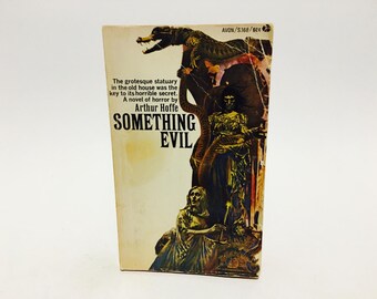 Vintage Gothic Romance Book Something Evil by Arthur Hoffe 1968 Paperback