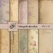 Digital Paper, Scrapbook Paper Vintage, Digital Old Pages, Vintage Decoupage Sheets, Vintage Scrapbook Supplies. No. P.7
