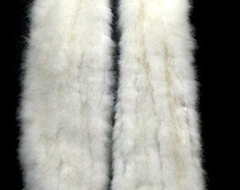 1950s HOLLYWOOD VINTAGE GLAMOUR - Sumptious Luxurious Soft Marabou Feather Shrug Wrap Stole Cape - Wedding Ivory Black or White