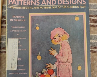 Vintage 70s Olde Time Needlework Patterns and Designs Magazine from 1974 1970s
