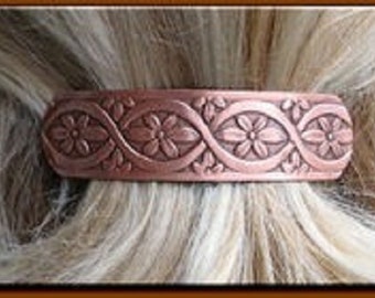 Copper Hair Barrette #4645C3