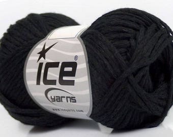 wool black PINDA (linen and cotton) 50 g 4 needles ice / / 61