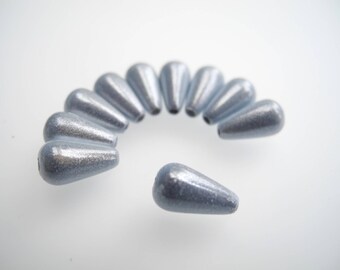 Drop magical blue gray 10 x 16