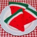 Crochet Pattern for Watermelon Slices / Fruit - Play Food, Toy Food