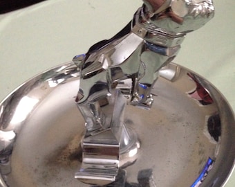 SALE* Vintage Chrome Mack Truck Cigar Ashtray