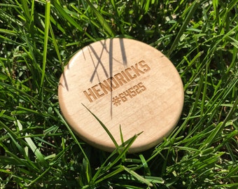 Personalized Wood Disc Golf Mini