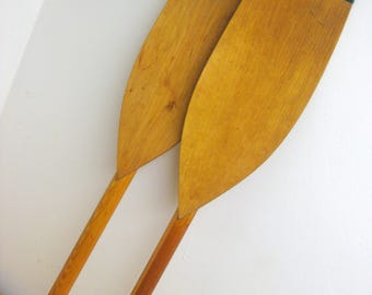 Vintage wooden paddle old rowing boat paddle German Aqua sport vintage designer paddle inflatable boat raft boat sailing driving Germany