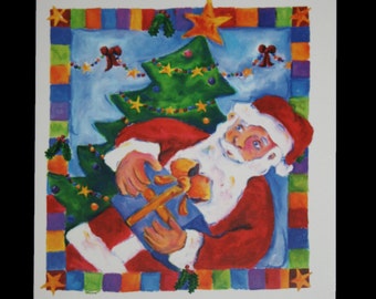 Santa Christmas Greeting Card