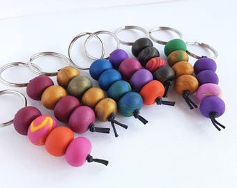 Bright Bead Keyrings