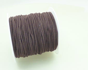 2 m chocolate elastic thread 1 mm