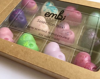 Personalised Wax Melt Selection Box / Choose Your Fragrances / Gift / Gift Set
